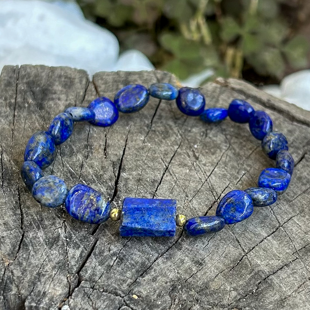 Náramok Lapis Lazuli, modrý MB325